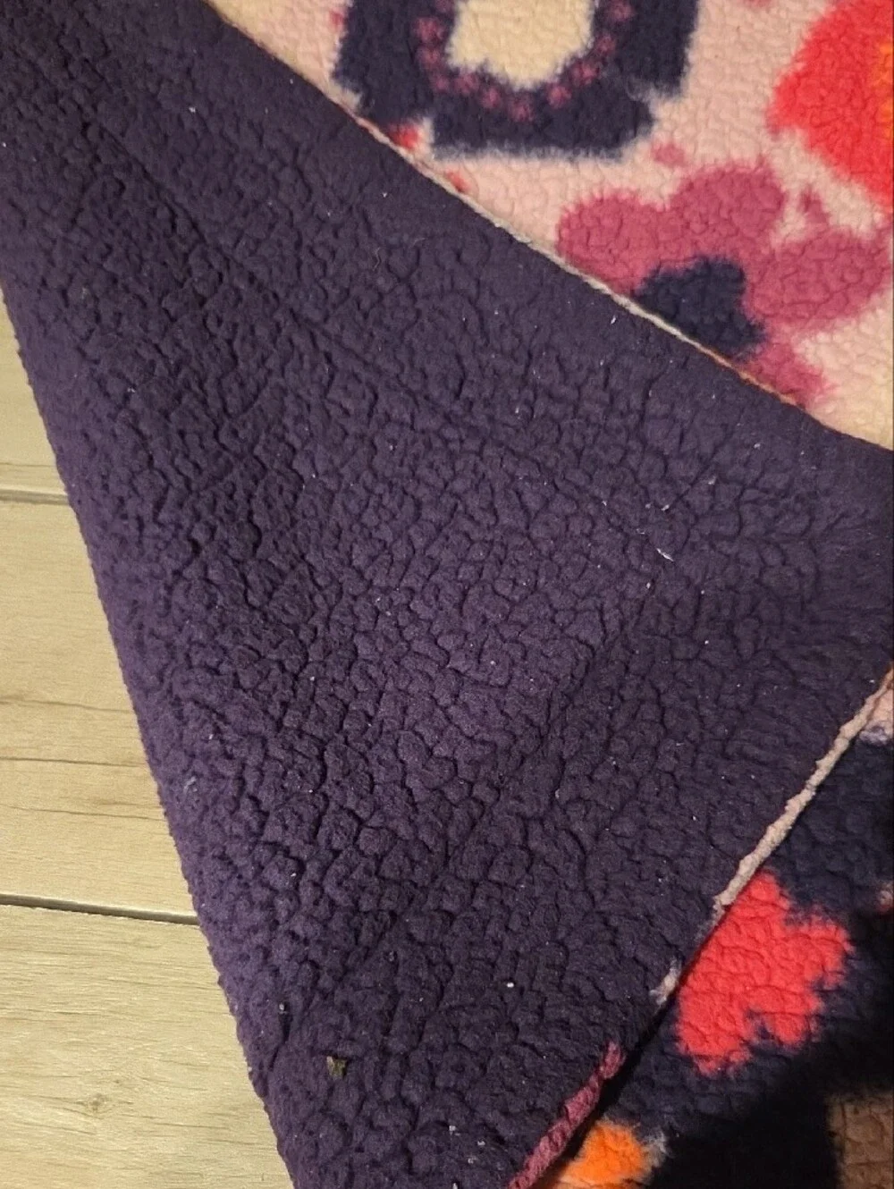 Floral Plush Fleece Blanket 36x48
